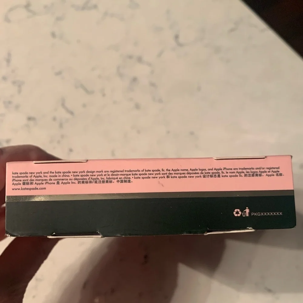 Kate Spade Pink AirPods Case New In Box